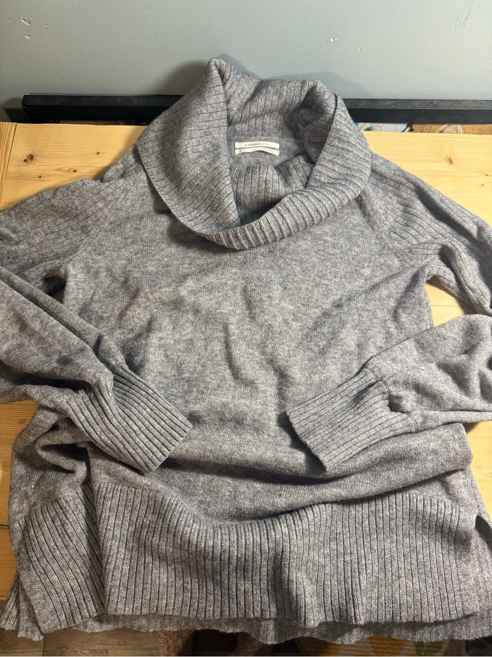 ANTHROPOLOGIE cowl NECK Sweater - Women's Cozy Knit